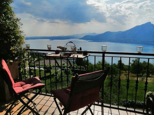 Beb Da Paolo Con Vista Lago San Zeno di Montagna Exteriér fotografie